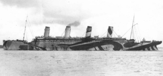 Illustration for article titled La fascinante historia de los barcos camuflados